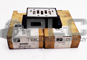 LOT OF 2 NEW ROSS CONTROLS 643K91 BASE ASSY 1/2 ISO 2 S/PT VDMA