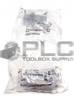 LOT OF 2 NEW HARTING 09200100301 BULKHEAD HOUSING SIZE 10A ALUMINIUM BODY