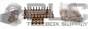 NEW FLEXCO 140EE CONVEYOR BELT FASTENERS 24 COMPLETE FASTENERS SOLID PLATE
