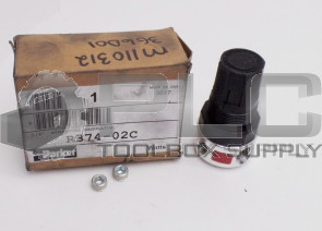 NEW PARKER R374-02C REGULATOR PNEUMATIC 1/4"NPT 0-125PSI R37402C