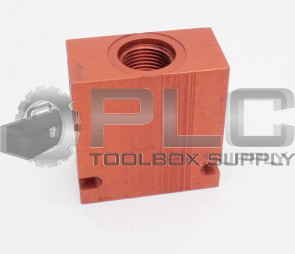 NEW PARKER LB10715A SAE 8 ALUMINUM BLOCK
