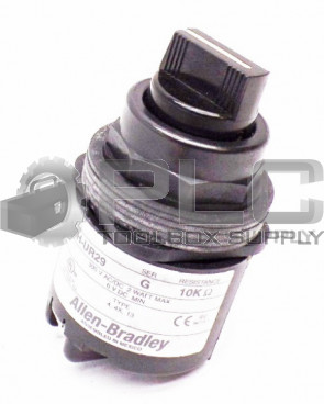 NEW ALLEN BRADLEY 800H-UR29 SER G POTENTIOMETER 10K 