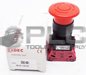 NEW IDEC HW1B-V402R EMERGENCY STOP BUTTON HW1BV402R