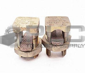 LOT OF 2 NEW BURNDY KS39 SPLIT BOLT CONNECTOR 750MCM
