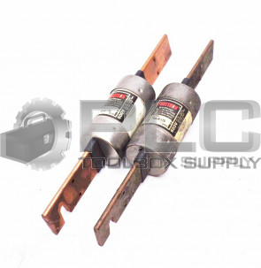 LOT OF 2 FUSETRON FRS-R-175 DUAL ELEMENT TIME DELAY CLASS RK5 FUSE *NEW VERSION*