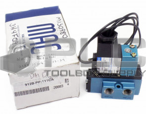 NEW MAC VALVES 912B-PP-111CA AIR SOLENOID VALVE 912BPP111CA