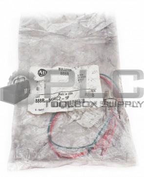 NEW ALLEN BRADLEY 888R-M3AC2-1F RECEPTACLE AC MICRO 1/4NPT 888RM3AC21F