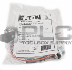 NEW EATON MR5E4BC100A MALE RECEPTACLE 1/2-14NPT 5POLE 600V 8AMPS