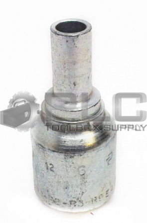 NEW PARKER 11D43-12-6 HYDRAULIC HOSE FITTING MALE STANDPIPE METRIC L 11D43126