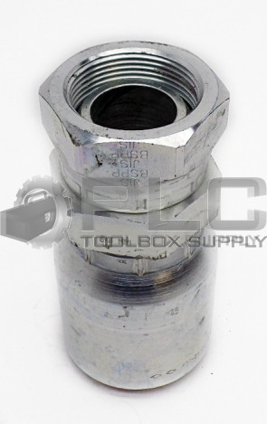 NEW PARKER 1GU77-24-24 HYDRAULIC HOSE FITTING FEMALE BSP PARALLEL PIPE 1GU772424