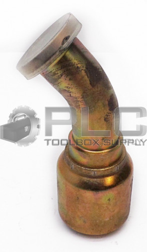 NEW PARKER 14F78-24-24 HOSE FITTING SAE CODE 61 FLANGE HEAD 45° 14F782424