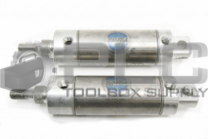 LOT OF 2 BIMBA SR-172-DPV PNEUMATIC CYLINDER