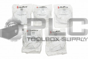 LOT OF 5 NEW STAFFORD 8L207 2-7/16" 2PC CLAMP COLLAR, STEEL, LOW PROFILE