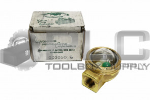 NEW MACHINE PRODUCTS 003050 202 VISUAL FLOW INDICATOR 1/2" NPT