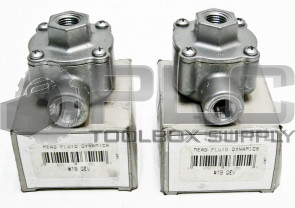 LOT OF 2 NEW MEAD BIMBA 1B QEV QUICK EXHAUST VALVE