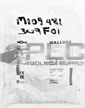 NEW BALLUFF BES0068 INDUCTIVE SENSOR BES M12MI-PSC40B-S04G