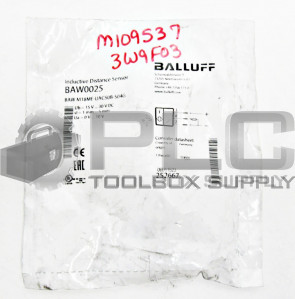 NEW BALLUFF BAW0025 INDUCTIVE DISTANCE SENSOR BAW M18ME-UAC50B-S04G