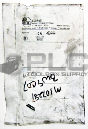 NEW IFM IG0345 INDUCTIVE SENSOR IGK2012-ABOA/SL/LS100-AK