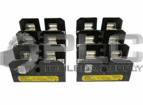 LOT OF 2 NEW BUSSMANN J60060-3CR CLASS J FUSE HOLDER 600V 60AMP