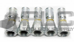 LOT OF 5 NEW PARKER 10691N-4-4 HYDRAULIC FITTING 1/4" HOSE X 1/4'' FEMALE