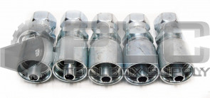 LOT OF 5 NEW PARKER 1FU43-6-6 HYDRAULIC FITTING 3/8'' HOSE X 3/8'' FEMALE