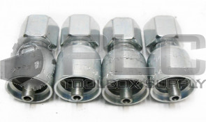 LOT OF 4 NEW PARKER 1C943-8-4 FITTING 1/4" HOSE X M16X1.5 (8MM TUBE) FEMALE