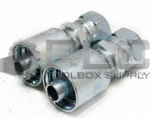 LOT OF 2 NEW PARKER 1GU43-8-8 HYDRUALIC FITTING 1/2" HOSE X 1/2" FEMALE 