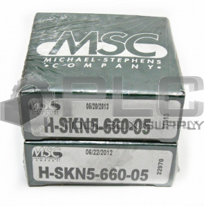 LOT OF TWO NEW MSC H-SKN5-660-05 SEAL KET 5/8 ROD U-CUP KIT (A5N5R5) - NBR