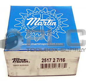 SEALED NEW MARTIN 2517 2 7/16 TAPER BUSHING 2517-2-7/16