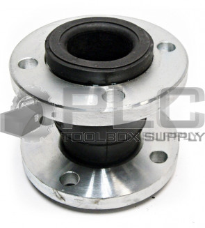 NEW SERIES AMS/AMT RUBBER EXPANSION JOINT ASA 2 1/2", ID: 2.5", OD: 7" HT: 6"