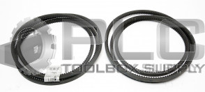 LOT OF 2 NEW GATES BX112 TRI-POWER BELT 