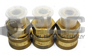LOT OF 3 NEW PARKER BST-3M NON-VALVED COUPLER HYDRAULIC DISSCONNECT 3/8-18 NPTF