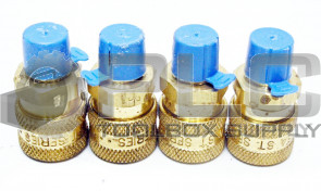 LOT OF 4 NEW PARKER BST-2M NON-VALVED COUPLER HYDRAULIC DISSCONNECT 1/4-18 NPTF