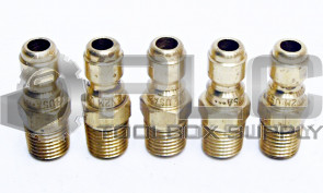 LOT OF 5 NEW PARKER BST-N2M HIGH FLOW HYDRAULIC QUICK COUPLER 1/4 NPT