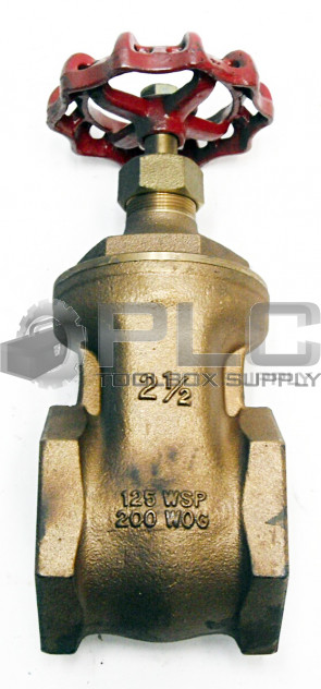 NEW RED-WHITE FIG 275 CLASS 125 GATE VALVE 2-1/2 125WSP 200WOG