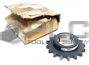 NEW MARTIN 100BTB17 2517 SPROCKET 3-1/8" BORE