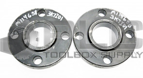 LOT OF 2 FLANGE 2-150 SA/A105 118 B16.5 ID: 2-7/16" OD: 6"
