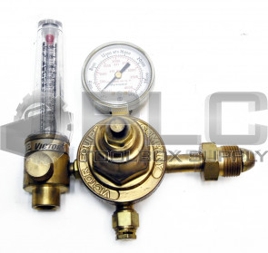 NEW VICTOR HSR 2570 REGULATOR w/ FM 372 FLOW METER 