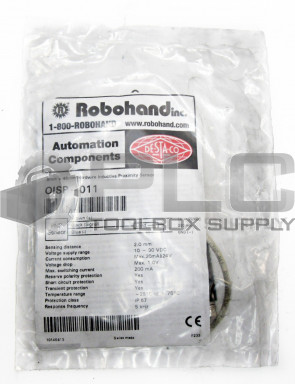 SEALED NEW ROBOHAND DESTACO OISP-011 INDUCTIVE PROXIMITY SENSOR 8MM X 45MM 
