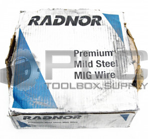 NEW RADNOR ER70S-6 PREMIUM STEEL MIG WIRE .035" (0.9MM) 44LB SPOOL