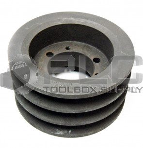NEW 3 GROOVE SHEAVE PULLEY 3B44SH ID: 2.75" OD: 4.75"