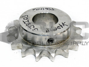 NEW SPROCKET 80B17SSZ006 17TEETH KEYED BORE: 2"