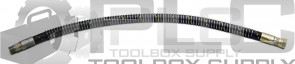 NEW PARKER 451AR-12 WP 20 HYDRAULIC HOSE w/ 10643-12-12 & 10143-12-12, OAL: 39" 