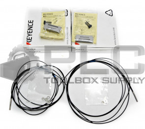 LOT OF 2 NEW KEYENCE FU-35FA FIBER OPTIC SENSOR