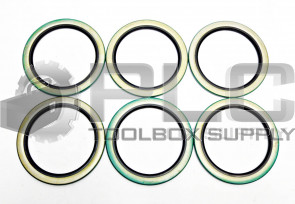 LOT OF 6 NEW REPLACEMENT SEALS 902236 ID: 2 3/4" OD: 3 3/4",  3/16"