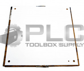 NEW IN BOX  HOFFMAN A20P20 INTERIOR STEEL PANEL, WHITE, 17" X 17" 