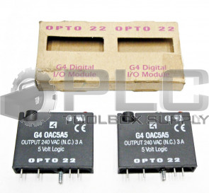 PACK OF 2 NEW OPTO 22 G4 0AC5A5 G4 DIGITAL I/O MODULE 