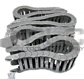 NEW TSUBAKI TKC340 CABLE/HOSE CARRIER SYSTEM, W: 6", H: 2-9/16", 108 LINKS, 12FT