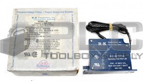 NEW R-K ELECTRONICS RCY6A-30 TRANSIENT VOLTAGE FILTER 600 AC, 50/60Hz, 3 PHASE
