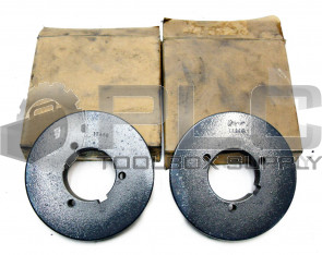 LOT OF 2 NEW BROWNING 1TA46 SHEAVE PULLEY OD: 4-7/8" ID: 1-15/16" W: 3/4"
